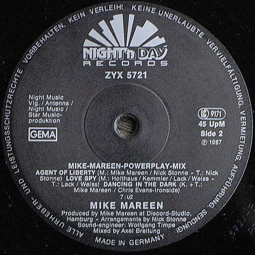 Mike Mareen : Don't Talk To The Snake (12", Maxi)