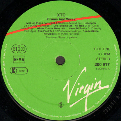 XTC : Drums And Wires (LP, Album)