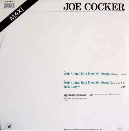 Joe Cocker : With A Little Help From My Friends (12")