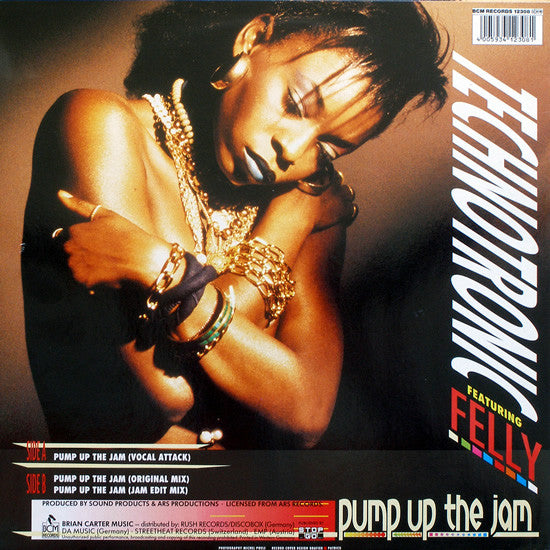 Technotronic Featuring Felly : Pump Up The Jam (12", Maxi)