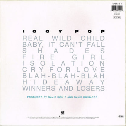 Iggy Pop : Blah-Blah-Blah (LP, Album)