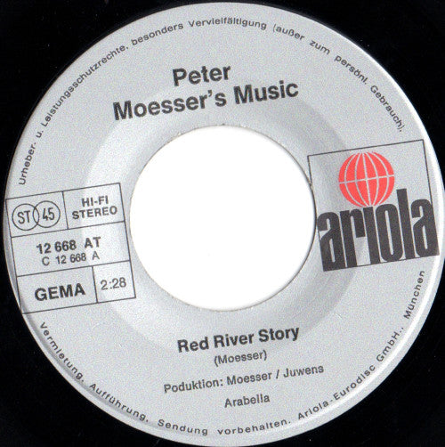 Peter Moesser's Music : Red River Story  (7", Single)