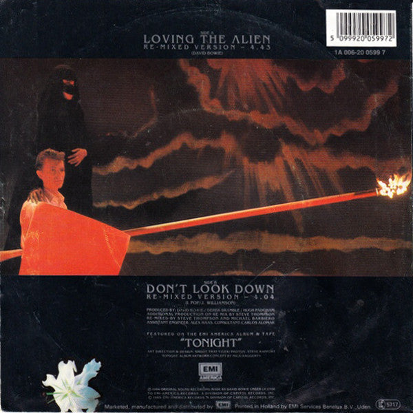 David Bowie : Loving The Alien (Re·Mixed Version) (7", Single)