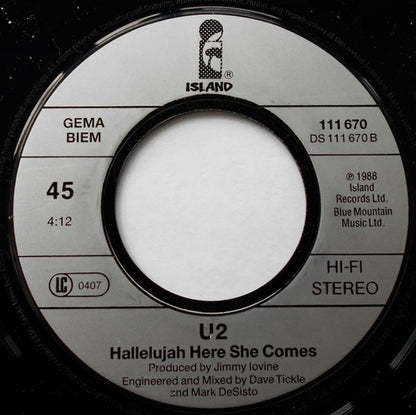 U2 : Desire (7", Single, Sin)