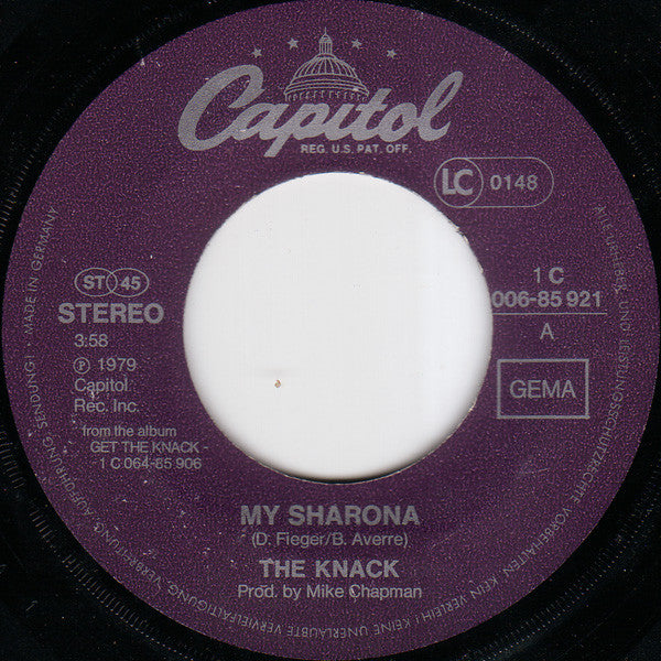 The Knack (3) : My Sharona (7", Single)