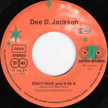 Dee D. Jackson : Automatic Lover (7", Single)