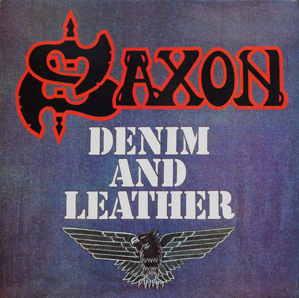 Saxon : Denim And Leather (LP, Album)