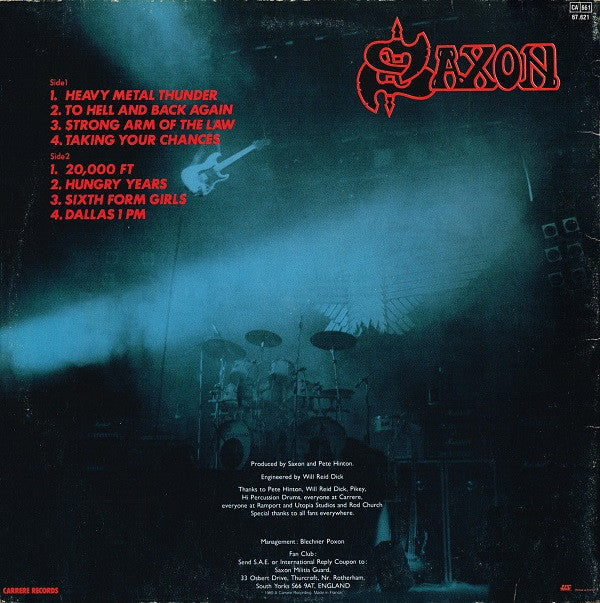 Saxon : Strong Arm Of The Law (LP, Album, Gat)