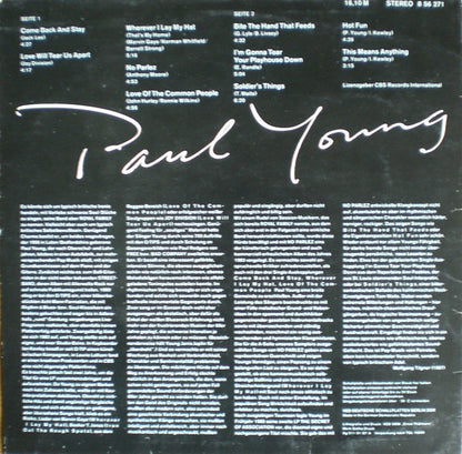 Paul Young : Paul Young (LP, Comp)