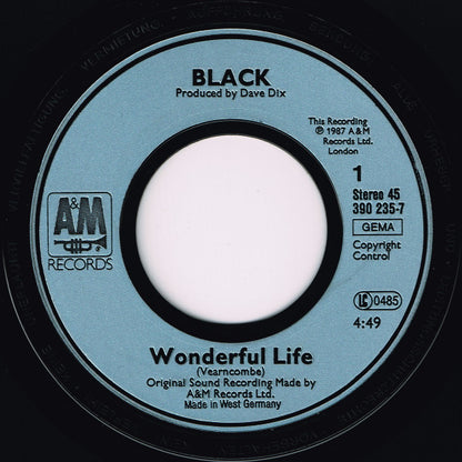 Black (2) : Wonderful Life (7", Single)