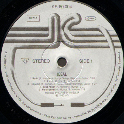 Ideal (3) : Ideal (LP, Album)