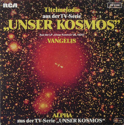 Vangelis : Titelmelodie Aus Der TV-Serie "Unser Kosmos" (7", Single)