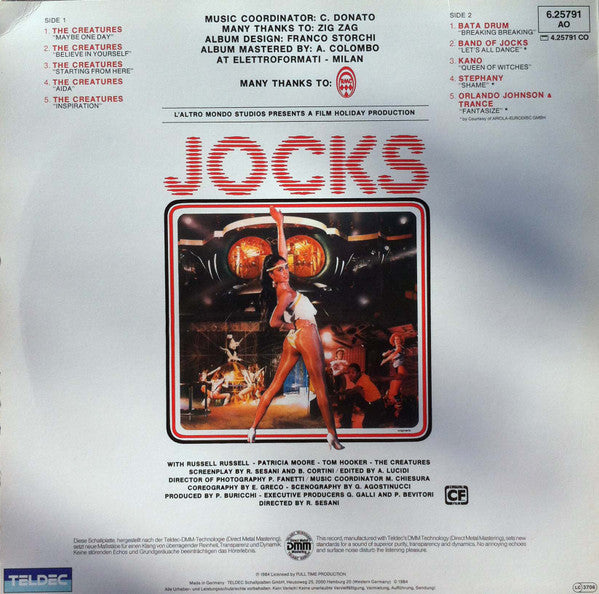 Various : Original Soundtrack From The Motion Picture "Jocks" (LP, Album)