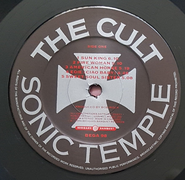 The Cult : Sonic Temple (LP, Album)