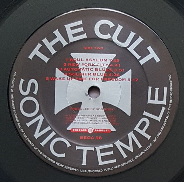 The Cult : Sonic Temple (LP, Album)