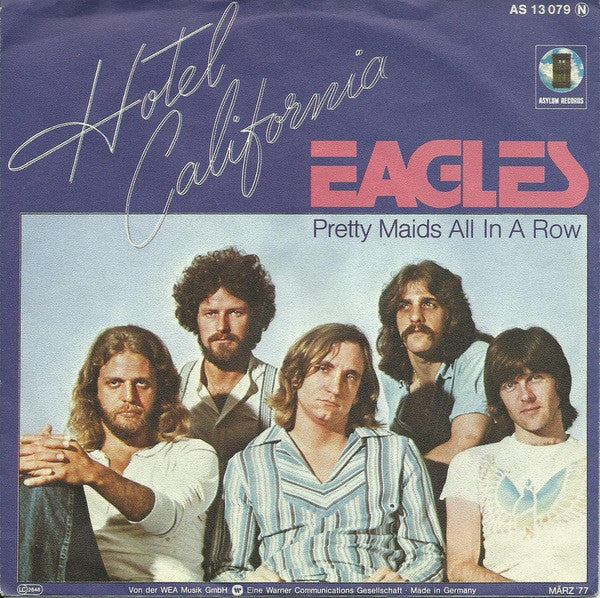 Eagles : Hotel California (7", Single)