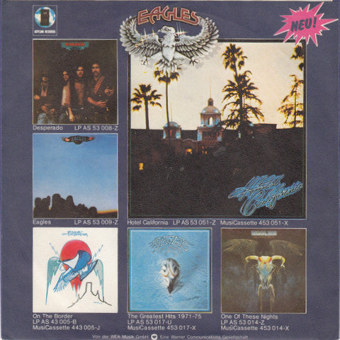 Eagles : Hotel California (7", Single)