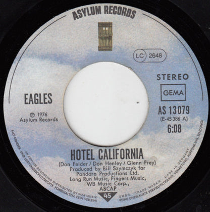 Eagles : Hotel California (7", Single)