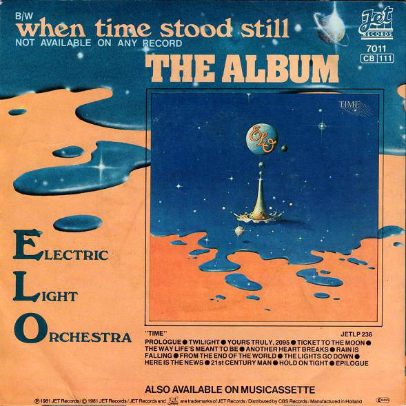 Electric Light Orchestra : Hold On Tight (7", Single)