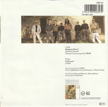 UB40 : Kingston Town (7", Single)