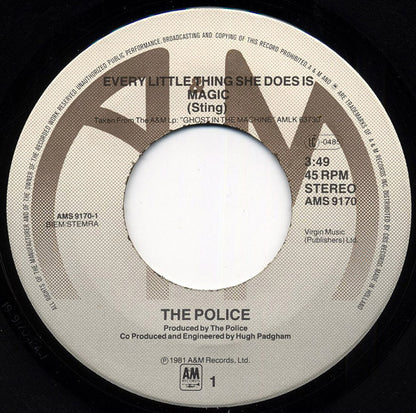 The Police : Every Little Thing She Does Is Magic (7", Single)