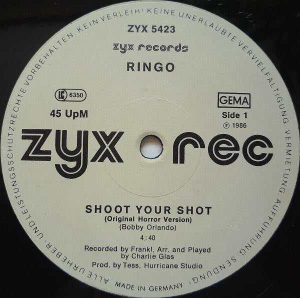 Ringo (2) : Shoot Your Shot (12")