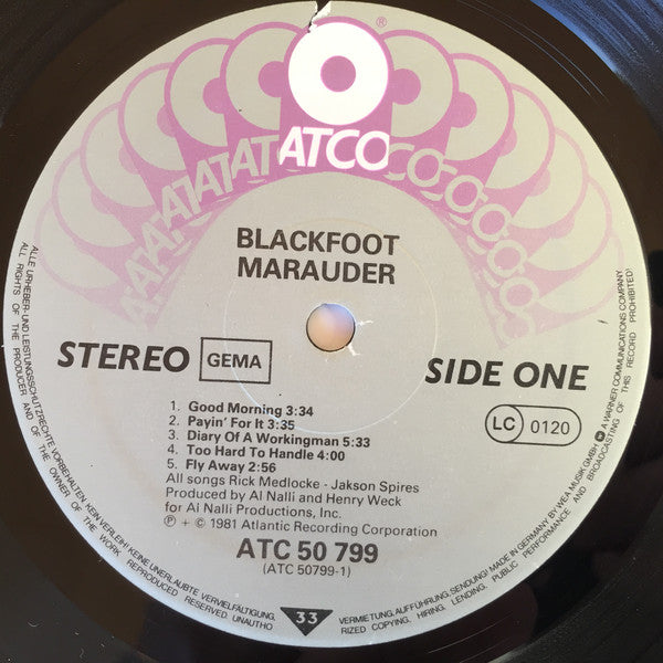 Blackfoot (3) : Marauder (LP, Album)