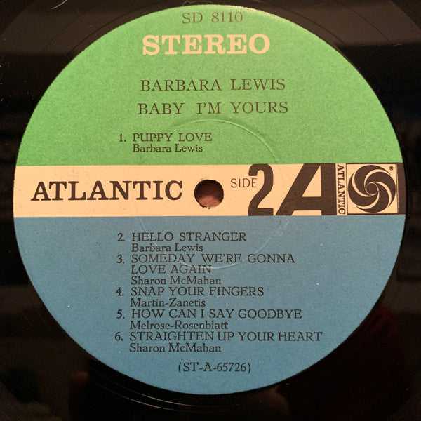 Barbara Lewis : Baby, I'm Yours (LP, Album)