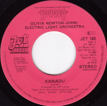 Olivia Newton-John, Electric Light Orchestra : Xanadu (7", Single)