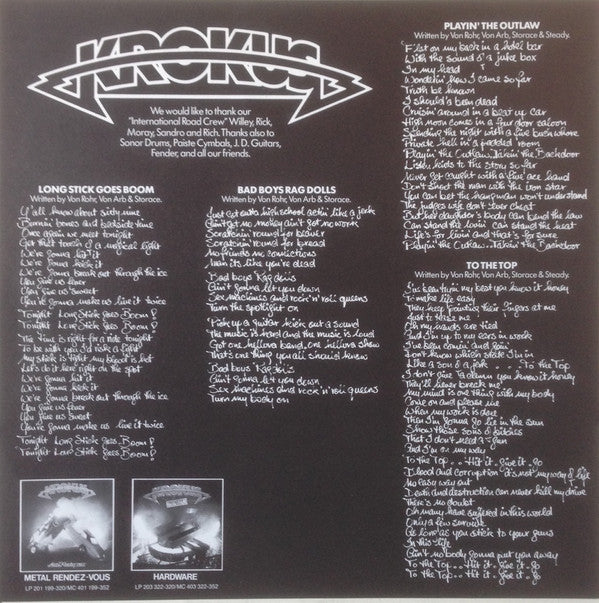 Krokus : One Vice At A Time (LP, Album)