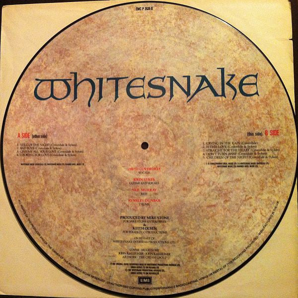 Whitesnake : 1987 (LP, Album, Pic)