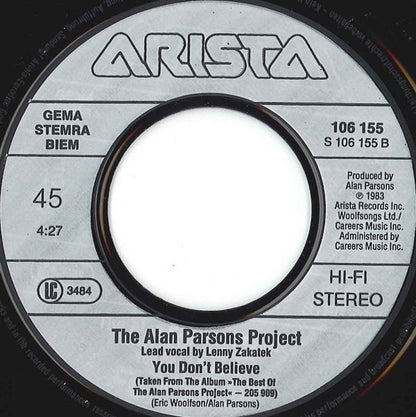 The Alan Parsons Project : Don't Answer Me (7", Single)