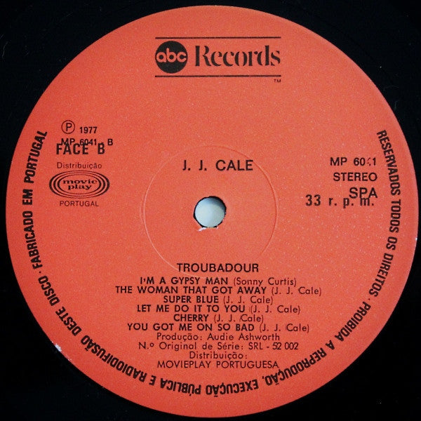 J.J. Cale : Troubadour (LP, Album)