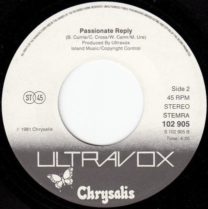 Ultravox : Vienna (7", Single)