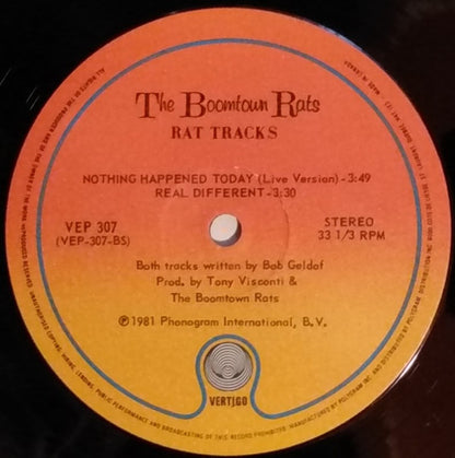 The Boomtown Rats : Rat Tracks (12", EP)