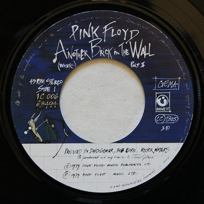 Pink Floyd : Another Brick In The Wall Part II  (7", Single)