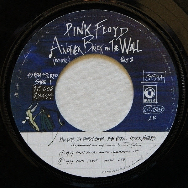 Pink Floyd : Another Brick In The Wall Part II  (7", Single)