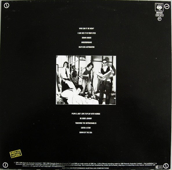 Men At Work : Business As Usual (LP, Album)