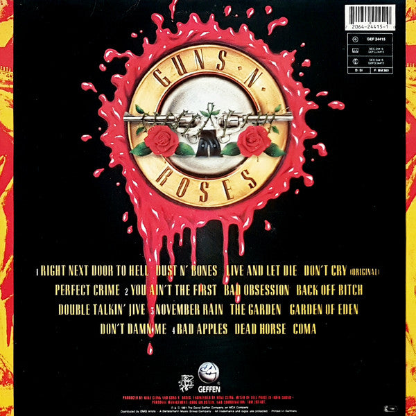 Guns N' Roses : Use Your Illusion I (2xLP, Album)