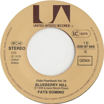 Fats Domino : Jambalaya / Blueberry Hill (7", Single)