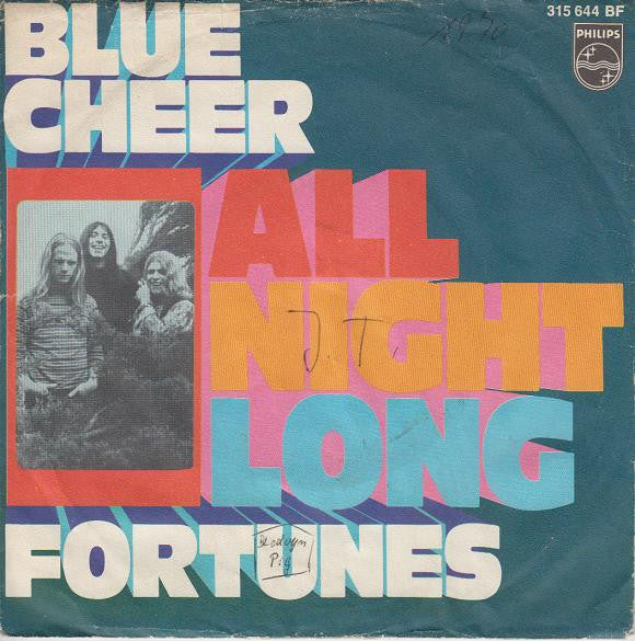 Blue Cheer : All Night Long (7", Mono)