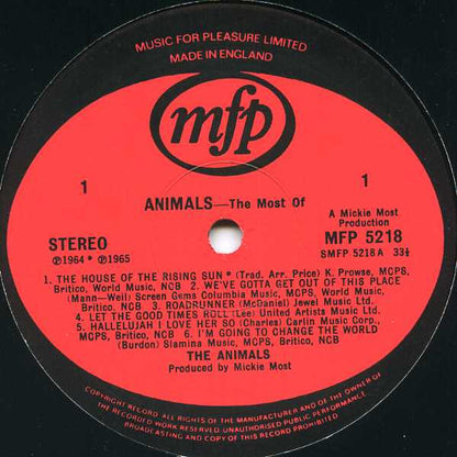 Animals* : The Most Of (LP, Comp)