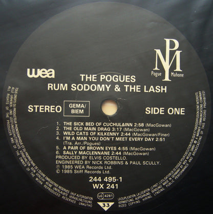 The Pogues : Rum Sodomy & The Lash (LP, Album, RE, Als)