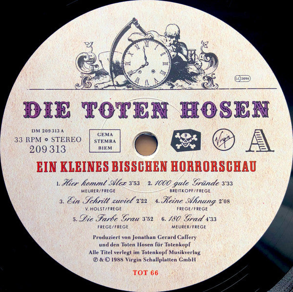 Die Toten Hosen : Ein Kleines Bisschen Horrorschau (LP, Album)