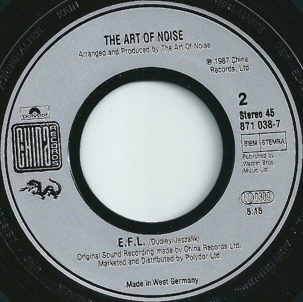 The Art Of Noise Featuring Tom Jones : Kiss (7", Single)