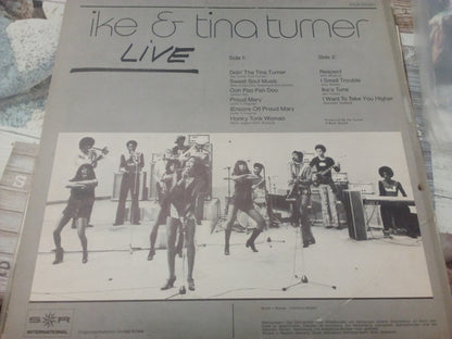 Ike & Tina Turner : Live (LP, Comp, Club)