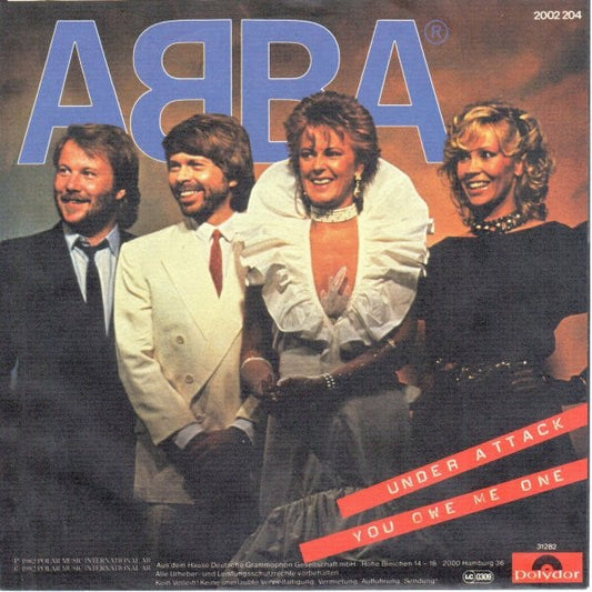 ABBA : Under Attack / You Owe Me One (7", Single)