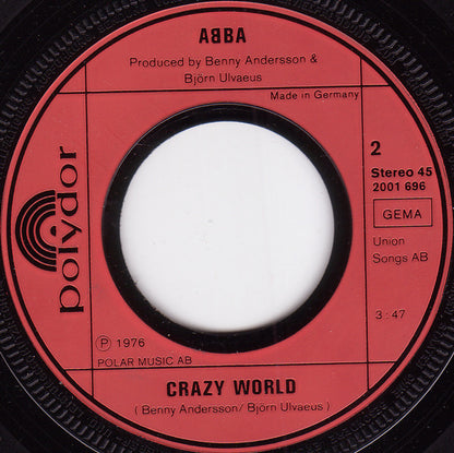 ABBA : Money Money Money / Crazy World (7", Single)