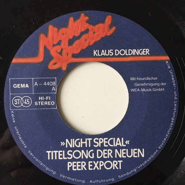 Klaus Doldinger : Night Special (7", Single, Promo)