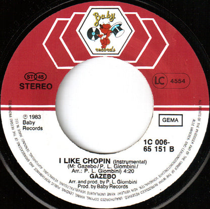 Gazebo : I Like Chopin (7", Single)